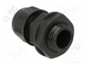 Kabelwartel 3-6.5mm PG7 IP68 water-/stofdicht zwart